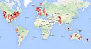 Vistor Map as of 9 12 2014