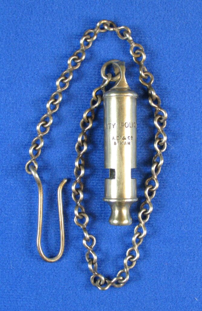 Alfred DeCourcy whistle