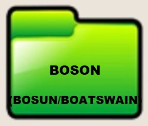 boson bosun boatswain