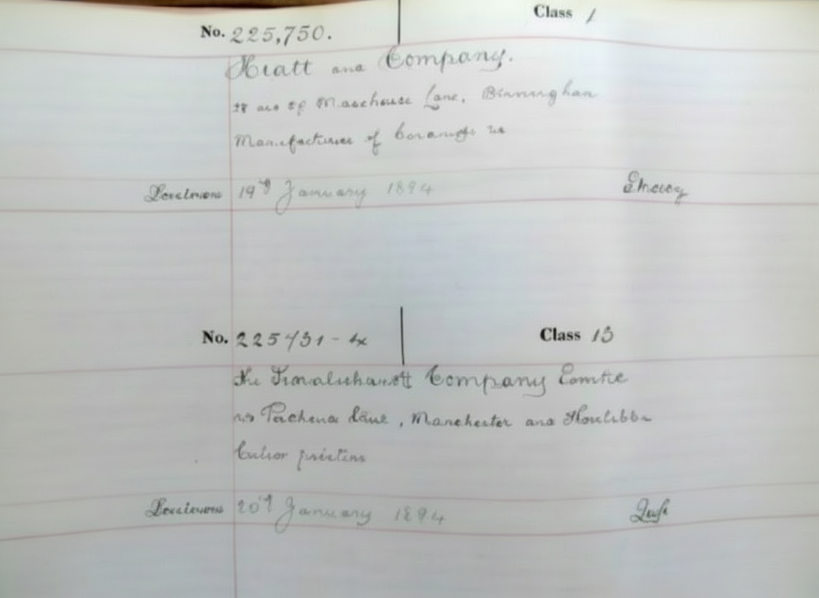 Hiatt company address markings