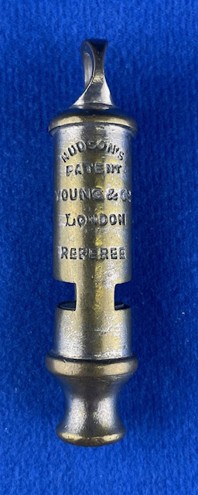 acme tubular whistle side profile highlighting body length and window placement on Model 048